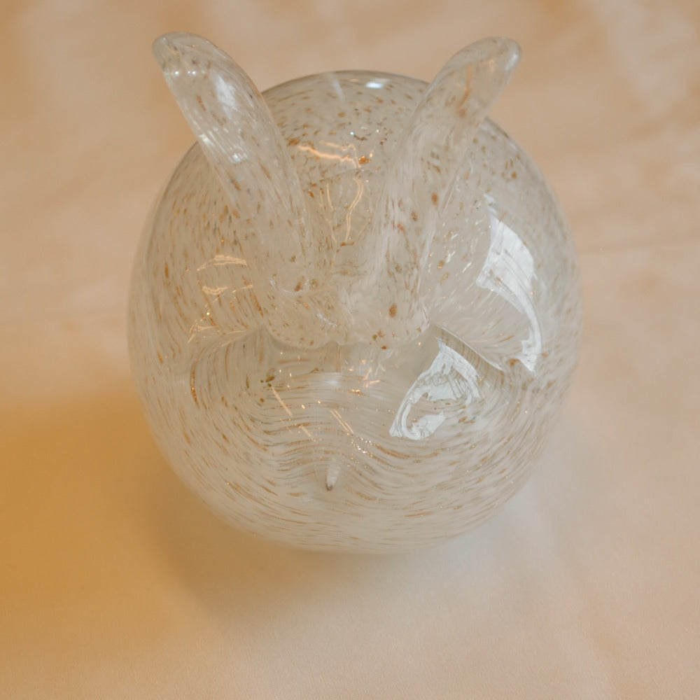 うさぎ 置物 オブジェ ガラス グラスラビット 兎 かわいい インテリア 雑貨 ガラスのオブジェ ウサギ 7688010
