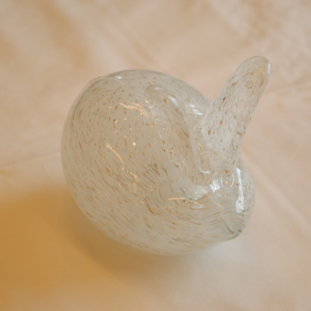うさぎ 置物 オブジェ ガラス グラスラビット 兎 かわいい インテリア 雑貨 ガラスのオブジェ ウサギ 7688010