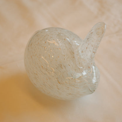 うさぎ 置物 オブジェ ガラス グラスラビット 兎 かわいい インテリア 雑貨 ガラスのオブジェ ウサギ 7688010