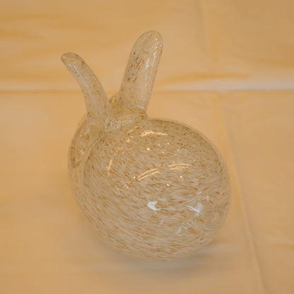 うさぎ 置物 オブジェ ガラス グラスラビット 兎 かわいい インテリア 雑貨 ガラスのオブジェ ウサギ 7688010