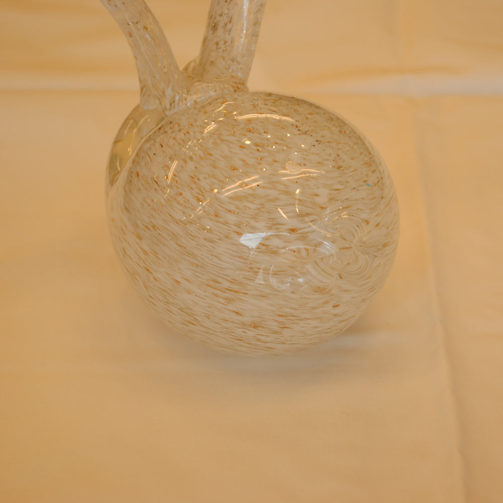 うさぎ 置物 オブジェ ガラス グラスラビット 兎 かわいい インテリア 雑貨 ガラスのオブジェ ウサギ 7688010