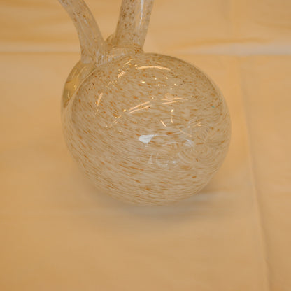 うさぎ 置物 オブジェ ガラス グラスラビット 兎 かわいい インテリア 雑貨 ガラスのオブジェ ウサギ 7688010