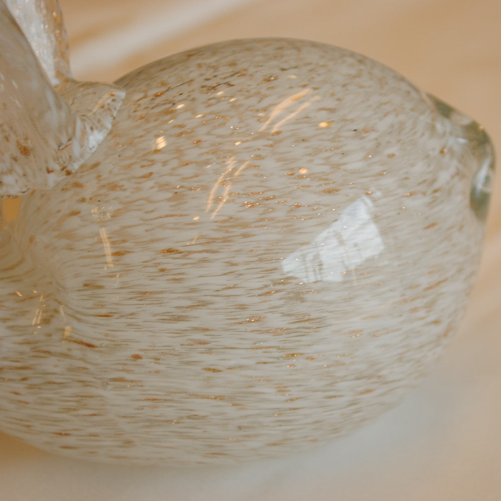 うさぎ 置物 オブジェ ガラス グラスラビット 兎 かわいい インテリア 雑貨 ガラスのオブジェ ウサギ 7688010