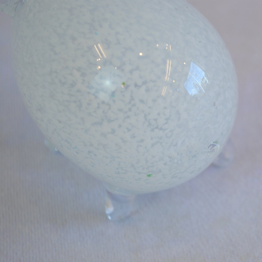 ブタ 置物 オブジェ ガラス グラスオブジェ 豚 かわいい インテリア 雑貨 ガラスのオブジェ ぶた 7688013