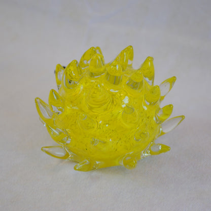 ハリネズミ 置物 オブジェ ガラス グラスオブジェ 針鼠 かわいい インテリア 雑貨 ガラスのオブジェ はりねずみ 7688014