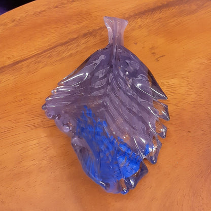 葉っぱトレイ リーフプレート リーフ置物 オブジェ グラスアート ガラス グラスリーフ インテリア 雑貨 ガラスのオブジェ リーフ 7688016