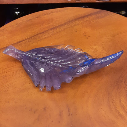 葉っぱトレイ リーフプレート リーフ置物 オブジェ グラスアート ガラス グラスリーフ インテリア 雑貨 ガラスのオブジェ リーフ 7688016