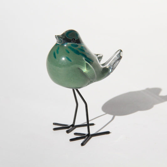 鳥 置物 オブジェ ガラス グラスオブジェ バードグラス かわいい インテリア 雑貨 ガラスのオブジェ ガラスバード 7688018