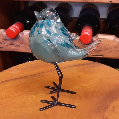 鳥 置物 オブジェ ガラス グラスオブジェ バードグラス かわいい インテリア 雑貨 ガラスのオブジェ ガラスバード 7688018