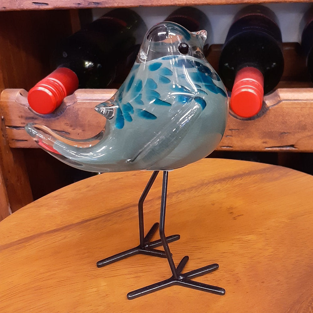 鳥 置物 オブジェ ガラス グラスオブジェ バードグラス かわいい インテリア 雑貨 ガラスのオブジェ ガラスバード 7688018