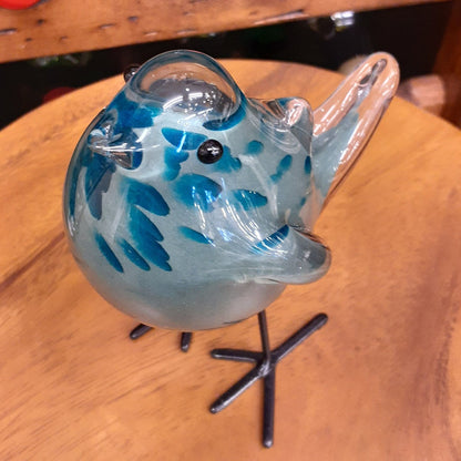 鳥 置物 オブジェ ガラス グラスオブジェ バードグラス かわいい インテリア 雑貨 ガラスのオブジェ ガラスバード 7688018