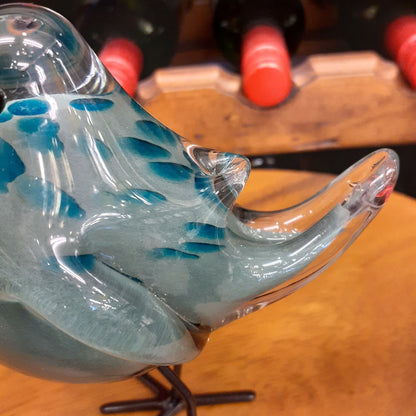 鳥 置物 オブジェ ガラス グラスオブジェ バードグラス かわいい インテリア 雑貨 ガラスのオブジェ ガラスバード 7688018