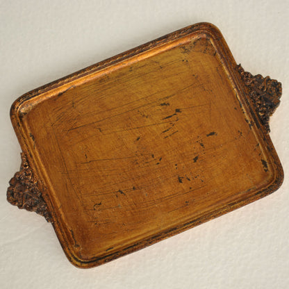 アクセサリートレイ ゴールドトレイ トレー アンティーク風トレイ アンティーク風置物 オーナメント 小物入れ トレイ 雑貨 77112ty-gd