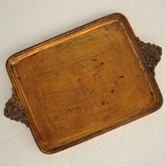 アクセサリートレイ ゴールドトレイ トレー アンティーク風トレイ アンティーク風置物 オーナメント 小物入れ トレイ 雑貨 77112ty-gd