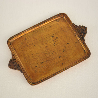 アクセサリートレイ ゴールドトレイ トレー アンティーク風トレイ アンティーク風置物 オーナメント 小物入れ トレイ 雑貨 77112ty-gd