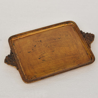 アクセサリートレイ ゴールドトレイ トレー アンティーク風トレイ アンティーク風置物 オーナメント 小物入れ トレイ 雑貨 77112ty-gd