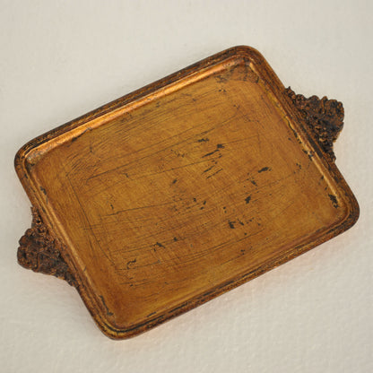 アクセサリートレイ ゴールドトレイ トレー アンティーク風トレイ アンティーク風置物 オーナメント 小物入れ トレイ 雑貨 77112ty-gd