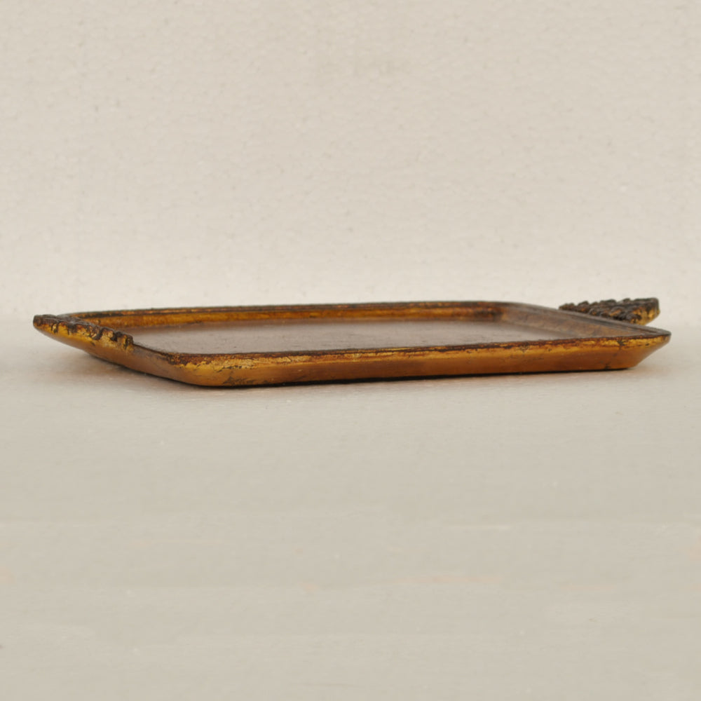 アクセサリートレイ ゴールドトレイ トレー アンティーク風トレイ アンティーク風置物 オーナメント 小物入れ トレイ 雑貨 77112ty-gd