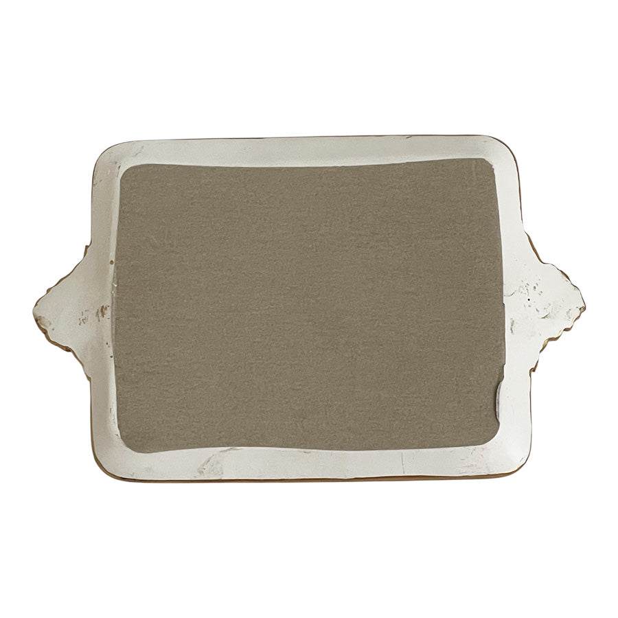 アクセサリートレイ アンティークホワイトトレイ トレー アンティーク風トレイ アンティーク風置物 オーナメント 小物入れ トレイ 雑貨 77112ty-wh