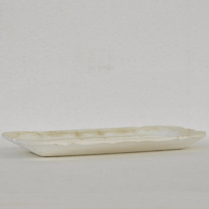 アクセサリートレイ アンティークホワイトトレイ トレー アンティーク風トレイ ペントレイ 筆皿 小物入れ トレイ 雑貨 77154ty-wh