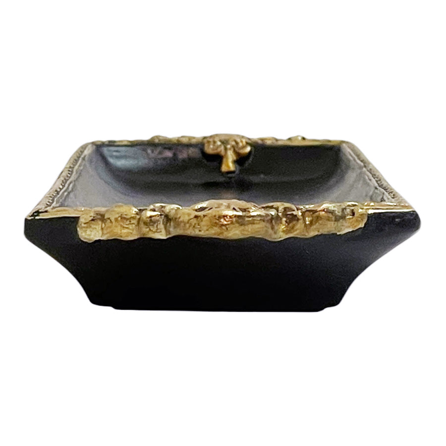 アクセサリートレイ アンティークブラックトレイ トレー アンティーク風トレイ ペントレイ 筆皿 小物入れ トレイ 雑貨 77155ty-bk