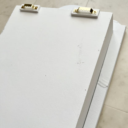 ウォールシェルフ 壁掛け飾り棚 壁掛け飾り棚 アンティークホワイト プリンセスインテリア アンティーク調 壁掛け棚 シャビシックインテリア 77161WS-WH