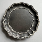 ミニトレイ アクセサリートレイ アンティークブラックトレイ トレー アンティーク風トレイ 小皿 ラウンドトレイ 小物入れ トレイ 雑貨 77163TY-BK