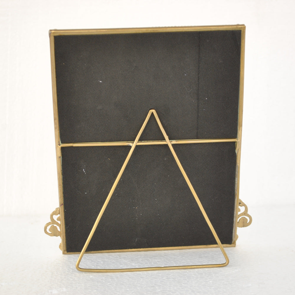 鏡 ミラー スタンドミラー 卓上鏡 真鍮製鏡 雑貨 ドレッサーミラー インテリア雑貨 アンティーク風ミラー 真鍮雑貨 7847009