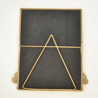 鏡 ミラー スタンドミラー 卓上鏡 真鍮製鏡 雑貨 ドレッサーミラー インテリア雑貨 アンティーク風ミラー 真鍮雑貨 7847009