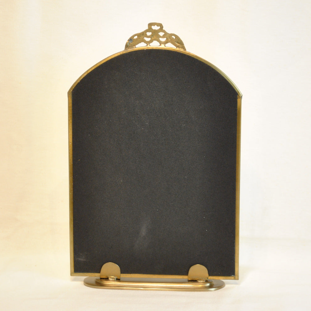 鏡 ミラー スタンドミラー 卓上鏡 真鍮製鏡 雑貨 ドレッサーミラー インテリア雑貨 アンティーク風ミラー 真鍮雑貨 7847016