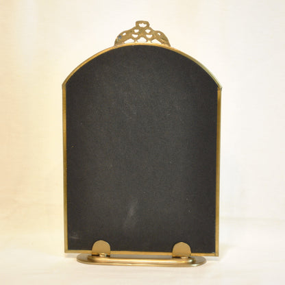 鏡 ミラー スタンドミラー 卓上鏡 真鍮製鏡 雑貨 ドレッサーミラー インテリア雑貨 アンティーク風ミラー 真鍮雑貨 7847016