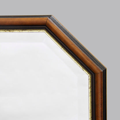 ウォールミラー ミラー おしゃれ 鏡 壁掛け鏡 木製 アンティーク仕上げ ミラー 八角形鏡 イタリア製 ベルトーチ BERTOZZI 808059