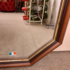 ウォールミラー ミラー おしゃれ 鏡 壁掛け鏡 木製 アンティーク仕上げ ミラー 八角形鏡 イタリア製 ベルトーチ BERTOZZI 808059