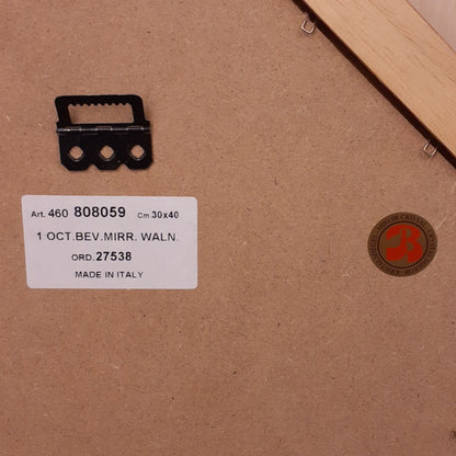 ウォールミラー ミラー おしゃれ 鏡 壁掛け鏡 木製 アンティーク仕上げ ミラー 八角形鏡 イタリア製 ベルトーチ BERTOZZI 808059