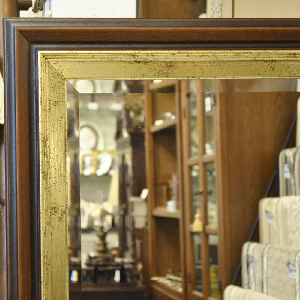 ウォールミラー 姿見 特大ミラー 縦横可 おしゃれ 鏡 壁掛け ゴールド 木製 アンティーク仕上げ ミラー 長方形鏡 イタリア製 ベルトーチ BERTOZZI 80806262