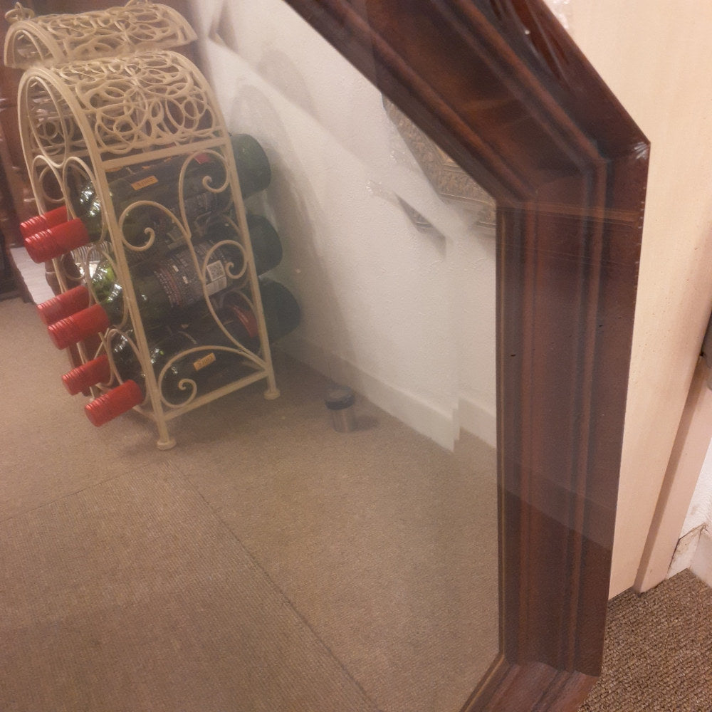 ウォールミラー ミラー おしゃれ 鏡 壁掛け鏡 木製 アンティーク仕上げ ミラー 八角形鏡 イタリア製 ベルトーチ BERTOZZI 808393