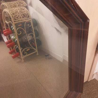 ウォールミラー ミラー おしゃれ 鏡 壁掛け鏡 木製 アンティーク仕上げ ミラー 八角形鏡 イタリア製 ベルトーチ BERTOZZI 808393