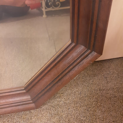 ウォールミラー ミラー おしゃれ 鏡 壁掛け鏡 木製 アンティーク仕上げ ミラー 八角形鏡 イタリア製 ベルトーチ BERTOZZI 808393