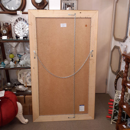 ウォールミラー 特大ミラー おしゃれ 鏡 壁掛け 縦横可 銀 シルバー 木製 アンティーク仕上げ ミラー 長方形鏡 イタリア製 ベルトーチ BERTOZZI 808412