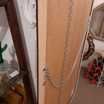 ウォールミラー 特大ミラー おしゃれ 鏡 壁掛け 縦横可 ブラウン ゴールド 木製 アンティーク仕上げ ミラー 長方形鏡 イタリア製 ベルトーチ BERTOZZI 808414