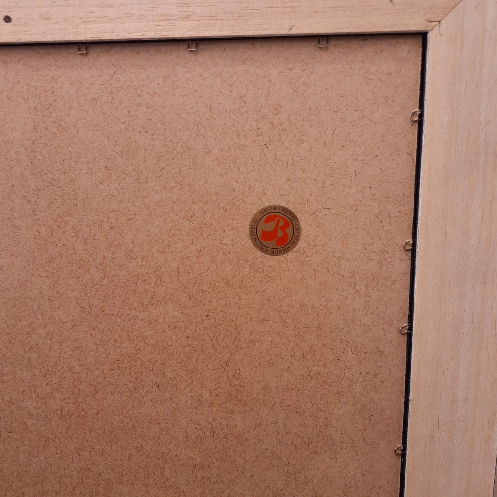 ウォールミラー 特大ミラー おしゃれ 鏡 壁掛け 縦横可 ブラウン ゴールド 木製 アンティーク仕上げ ミラー 長方形鏡 イタリア製 ベルトーチ BERTOZZI 808414