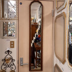 ウォールミラー 姿見 姿見鏡 ミラー おしゃれ 鏡 壁掛け鏡 木製 アンティーク仕上げ ミラー 八角形鏡 イタリア製 ベルトーチ BERTOZZI 808540