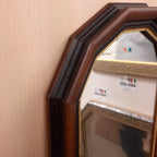 ウォールミラー 姿見 姿見鏡 ミラー おしゃれ 鏡 壁掛け鏡 木製 アンティーク仕上げ ミラー 八角形鏡 イタリア製 ベルトーチ BERTOZZI 808540