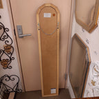 ウォールミラー 姿見 姿見鏡 ミラー おしゃれ 鏡 壁掛け鏡 木製 アンティーク仕上げ ミラー 八角形鏡 イタリア製 ベルトーチ BERTOZZI 808540