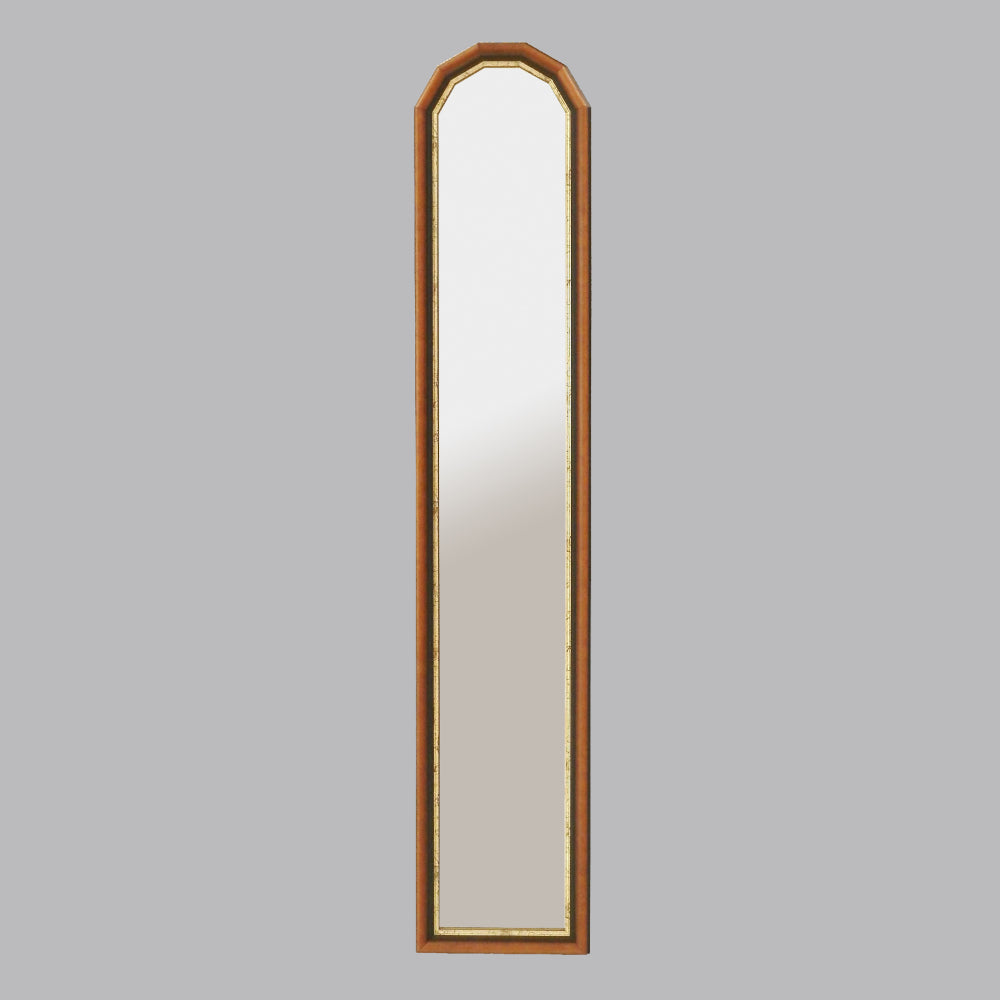 ウォールミラー 姿見 姿見鏡 ミラー おしゃれ 鏡 壁掛け鏡 木製 アンティーク仕上げ ミラー 八角形鏡 イタリア製 ベルトーチ BERTOZZI 808540