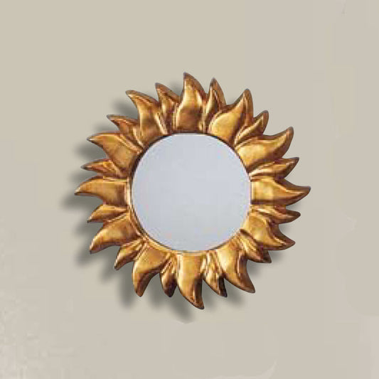 太陽の鏡 壁掛け鏡 ウォールミラー ソレイユミラー 太陽ミラー ゴールド 金 純金箔 壁掛け 鏡 お姫様 イタリア製 雑貨 BERTOZZI ベルトッツィ 808688