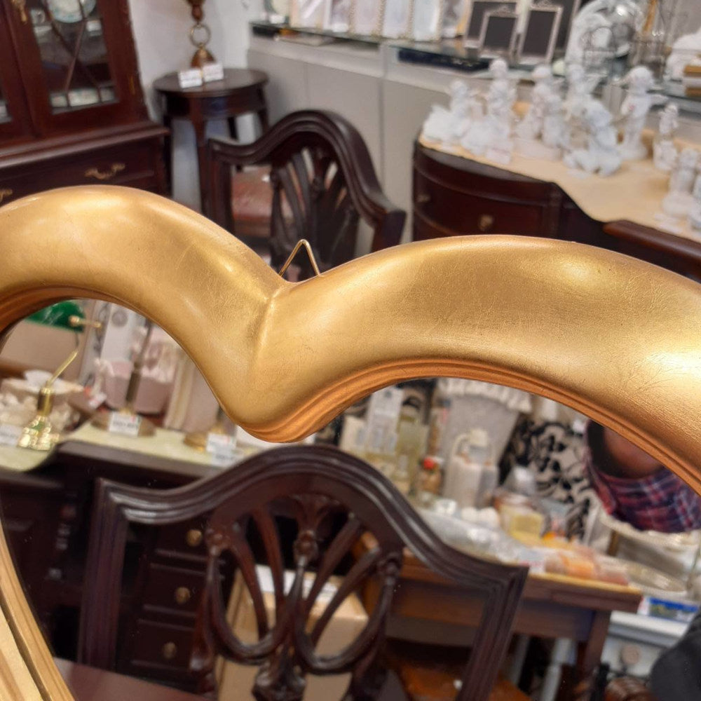 ウォール ハート ミラー ゴールド 金 純金箔 壁掛け 鏡 お姫様 イタリア製 雑貨 BERTOZZI ベルトッツィ 808690