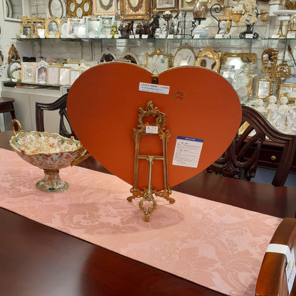 ウォール ハート ミラー ゴールド 金 純金箔 壁掛け 鏡 お姫様 イタリア製 雑貨 BERTOZZI ベルトッツィ 808690