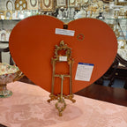 ウォール ハート ミラー ゴールド 金 純金箔 壁掛け 鏡 お姫様 イタリア製 雑貨 BERTOZZI ベルトッツィ 808690