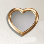ウォール ハート ミラー ゴールド 金 純金箔 壁掛け 鏡 お姫様 イタリア製 雑貨 BERTOZZI ベルトッツィ 808690